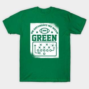 On Saturdays We Wear Green // Vintage School Spirit // Go Green T-Shirt